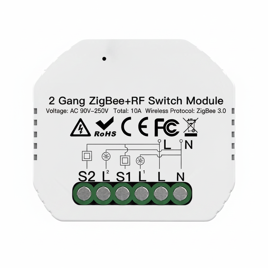 2 Channel Zigbee Retrofit Relay